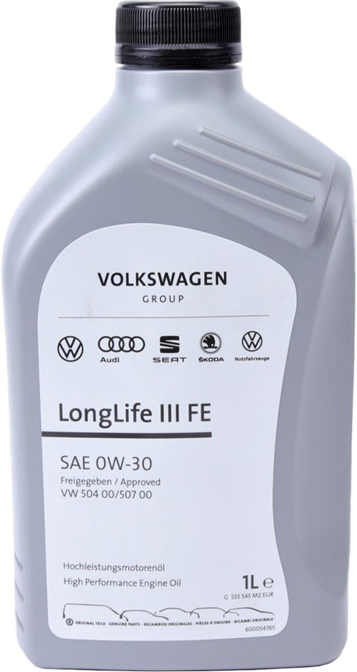 Масло моторное VAG LongLife III 0W30 1 л (VW504.00/507.00) (GS55545M2)