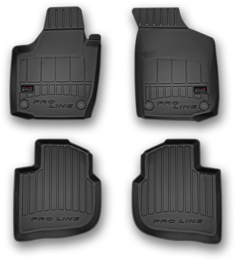Коврики в салон Seat Toledo '2012-> (3D) Frogum (черные)