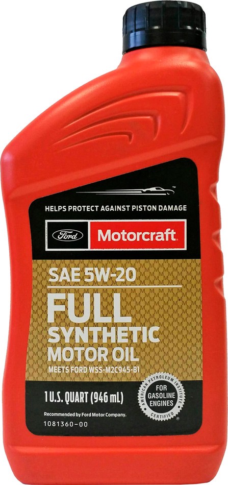 Масло моторное Ford Full Synthetic Motor Oil 5W-20 0.946 л (XO5W-20Q1FS)