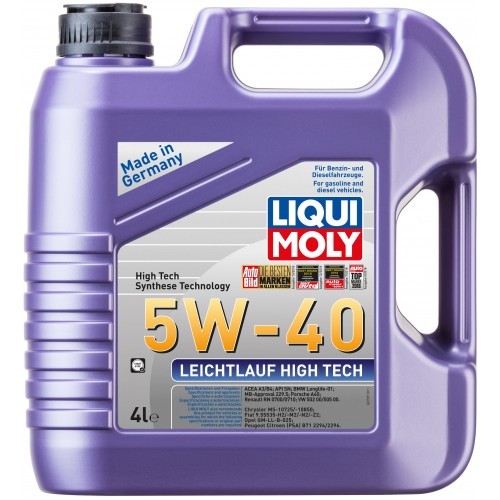 Масло моторное Liqui Moly Leichtlauf High Tech 5W-40 4 л (2595)