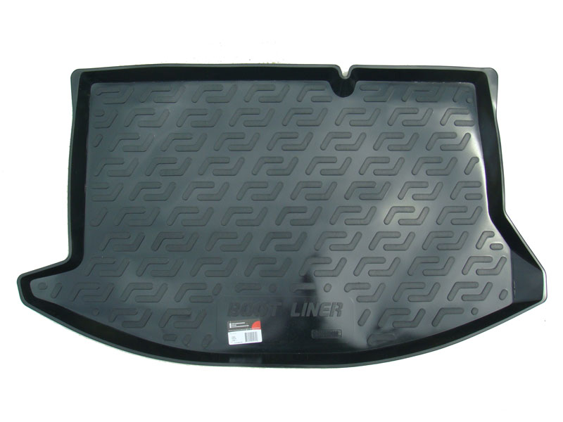 Коврик в багажник Ford Fiesta '2008-2017 (хетчбек) L.Locker (черный, пластиковый)