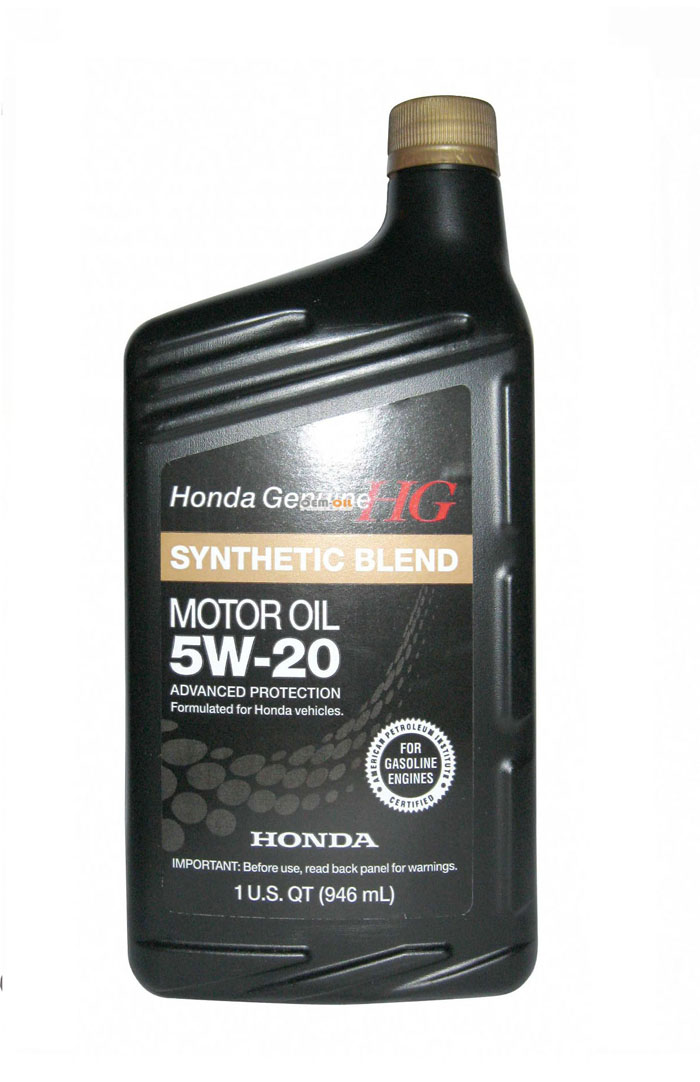 Масло моторное HONDA Synthetic Blend 5W-20, 0,946 л, ориг.№ 08798-9032