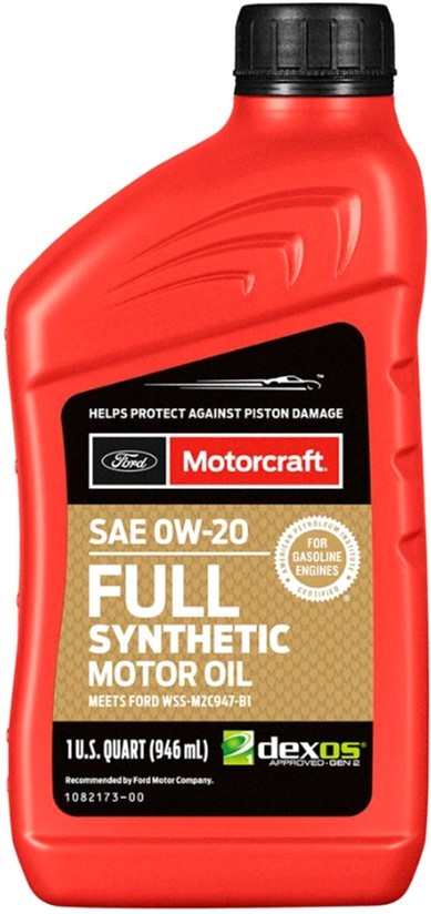 Масло моторное Ford Motorcraft Full Synthetic Motor Oil 0W-20 0.946 л (XO0W20QFS)