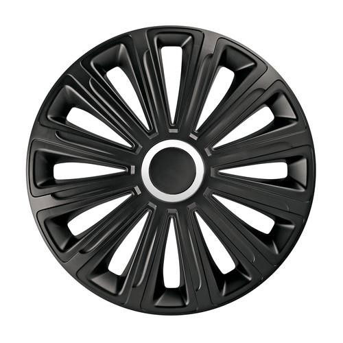 Колпаки на колеса (комплект 4 шт., модель Trend RC Black, размер 15 дюймов) Elegant