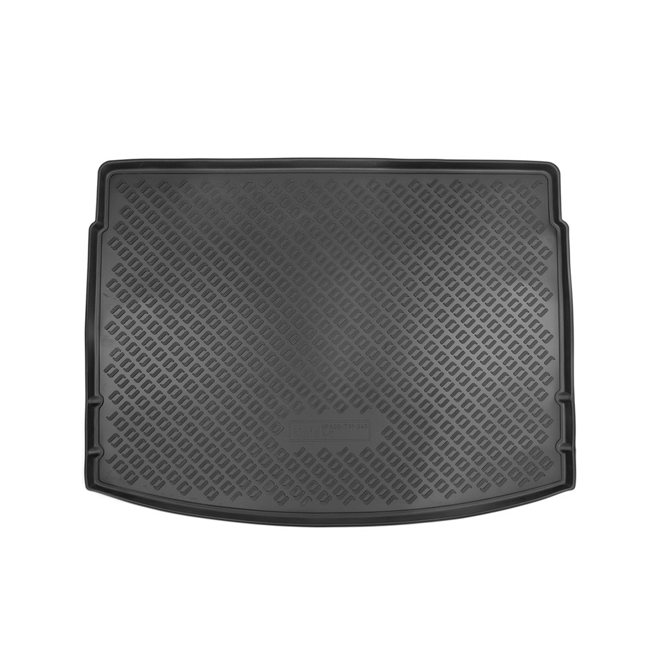 Коврик в багажник Hyundai i30 '2017-> (хетчбек, верхний) Norplast (черный, пластиковый)