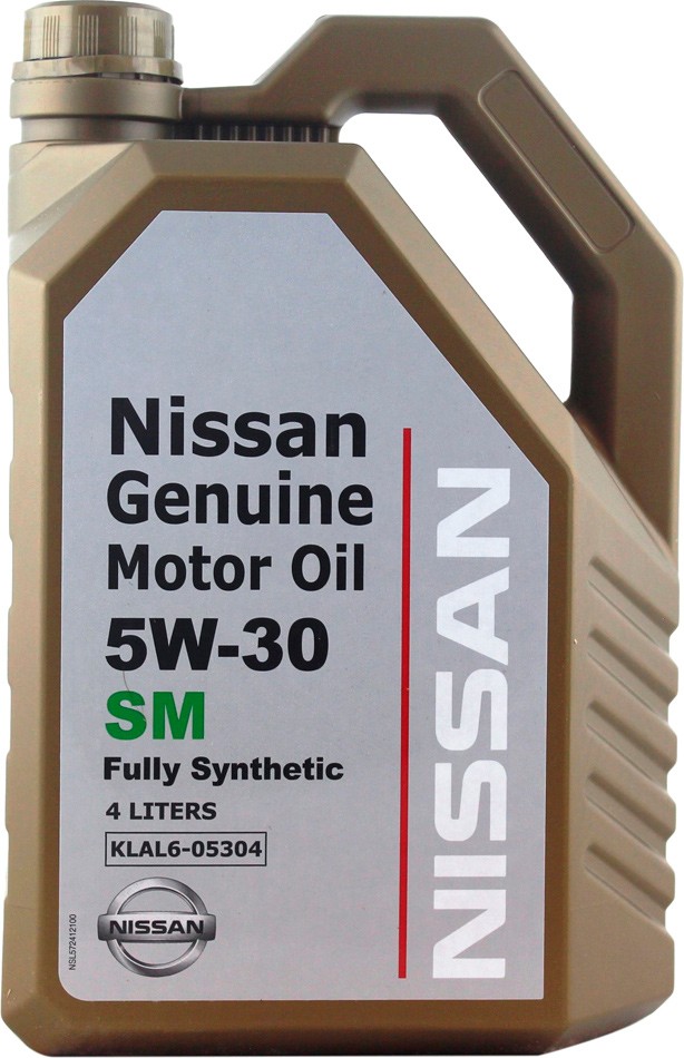 Масло моторное Nissan GENUINE OIL 5W-30 4 л (KLAL605304)