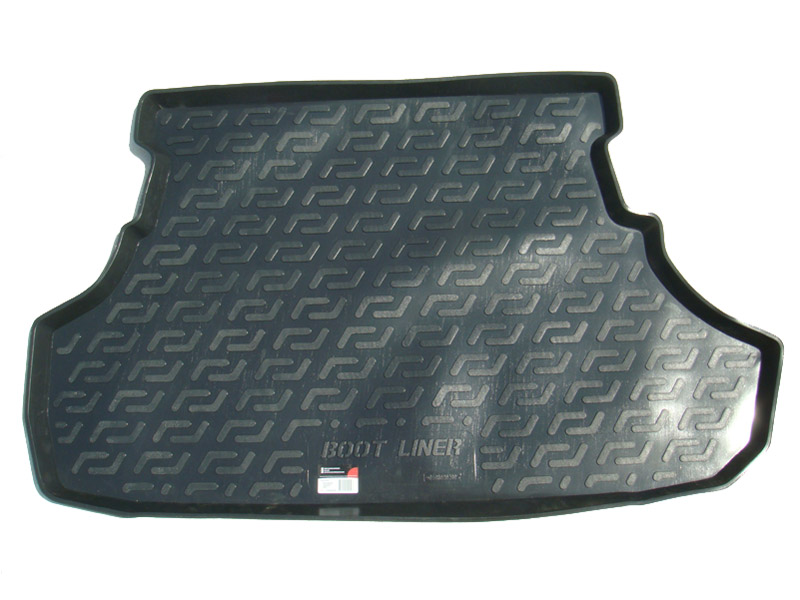 Коврик в багажник Mitsubishi Lancer X '2007-> (седан) L.Locker (черный, пластиковый)