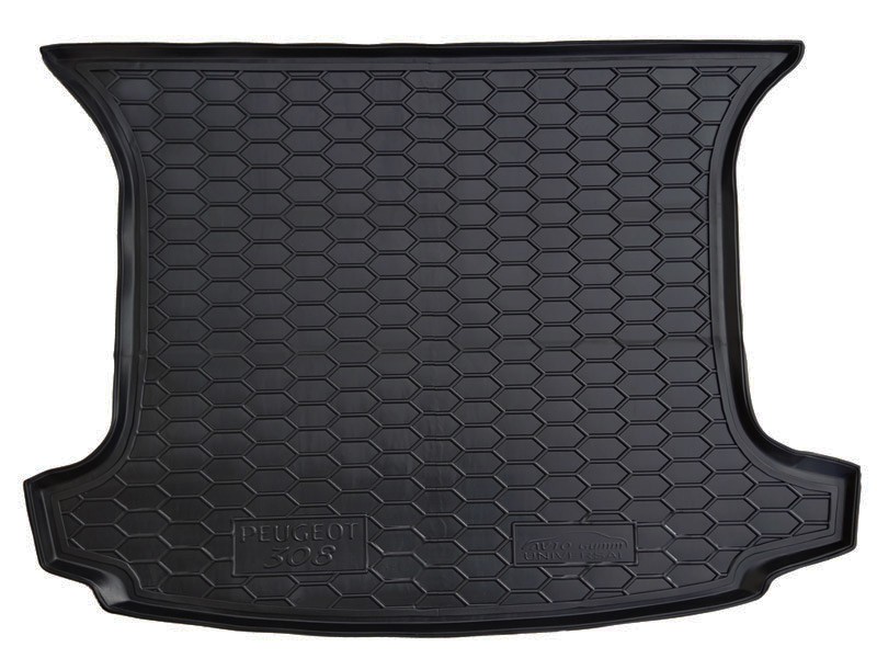 Коврик в багажник Peugeot 308 '2007-2013 (универсал, 5-местный) Avto-Gumm (черный, полиуретановый)