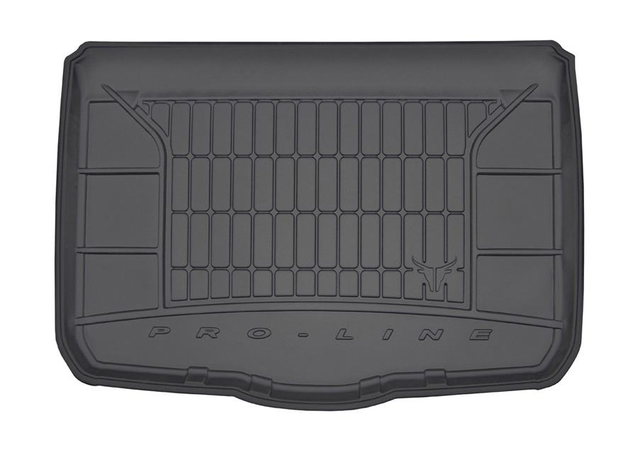 Коврик в багажник Audi Q2 '2016-> (нижняя полка) Frogum (черный, резиновый)