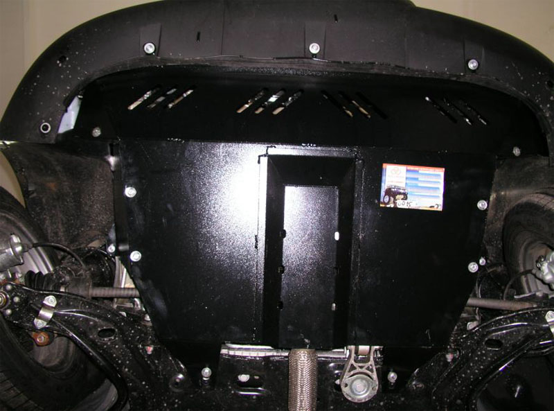 Защита двигателя Fiat Doblo '2000-2010 (премиум серия, ZipoFlex) Kolchuga