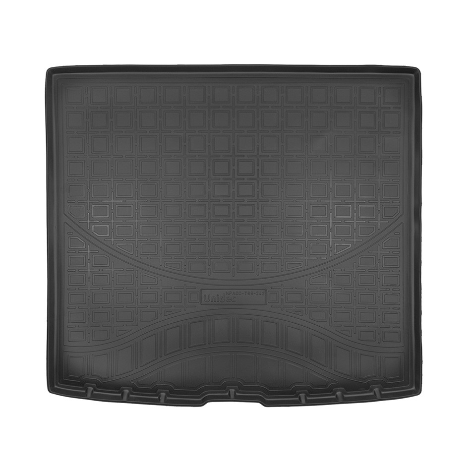 Коврик в багажник Renault Captur '2013-2019 (4AWD) Norplast (черный, пластиковый)