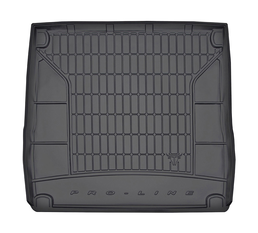Коврик в багажник Peugeot 308 '2013-2021 (универсал, без боковых углублений) Frogum (черный, резиновый)