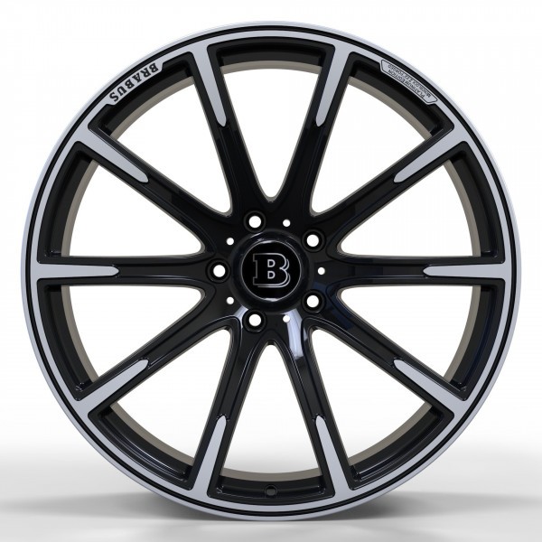 Диски R23 5x130 25 11.0J h 84.1 MR1115 SATIN BLACK WITH MACHINED FACE FORGED (BRABUS)