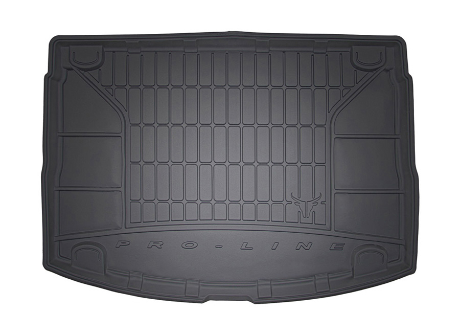Коврик в багажник Hyundai i30 '2017-> (хетчбек, верхний) Frogum (черный, резиновый)