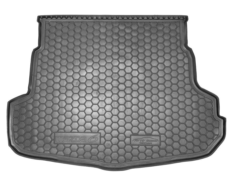Коврик в багажник Mazda 6 '2007-2012 (седан) Avto-Gumm (черный, пластиковый)