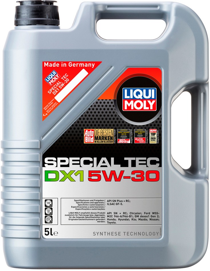 Масло моторное Liqui Moly Special Tec DX1 5W-30 5 л (20969)