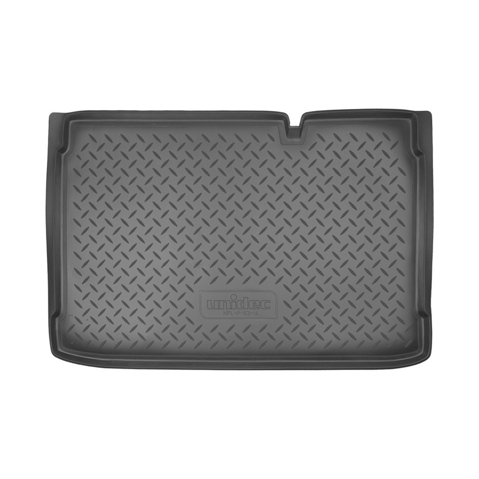 Коврик в багажник Opel Corsa (D) '2006-2014 (хетчбек) Norplast (черный, пластиковый)