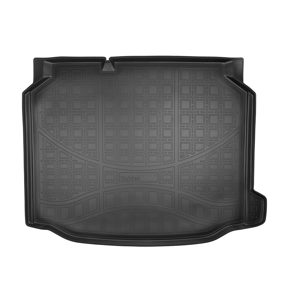 Коврик в багажник Seat Leon '2012-2020 (хетчбек) Norplast (черный, полиуретановый)