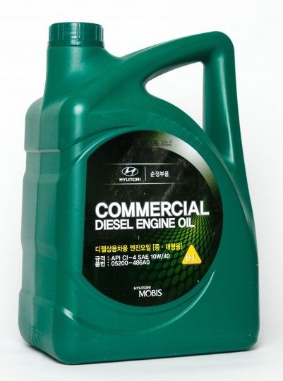 Масло моторное Mobis Commercial Diesel 10W-40 6 л (05200486A0)