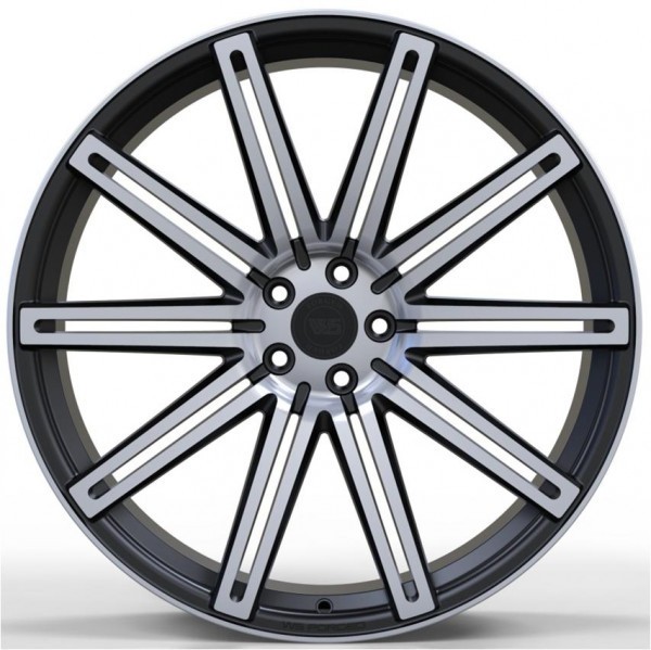 Диски R22 5x108 45 9.0J h 63.3 WS587 SATIN BLACK WITH MACHINED FACE FORGED