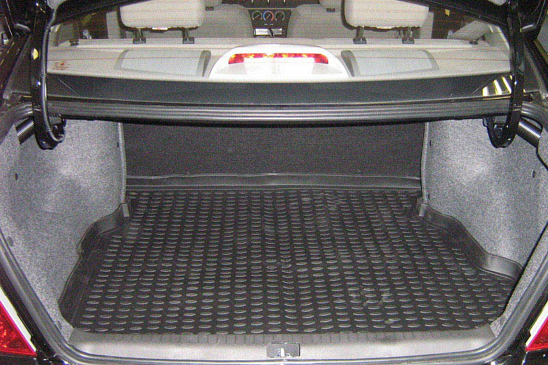 Коврик в багажник Geely CK (CK2) '2005-> (седан) Novline-Autofamily (черный, полиуретановый)