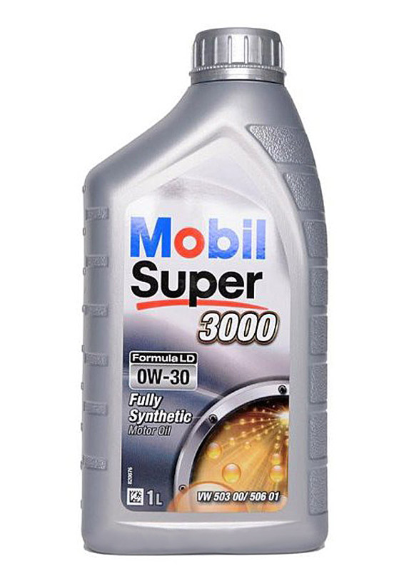 Масло моторное MOBIL SUPER 3000 FORMULA LD 0W-30, 1 л, № M053001P MOBIL