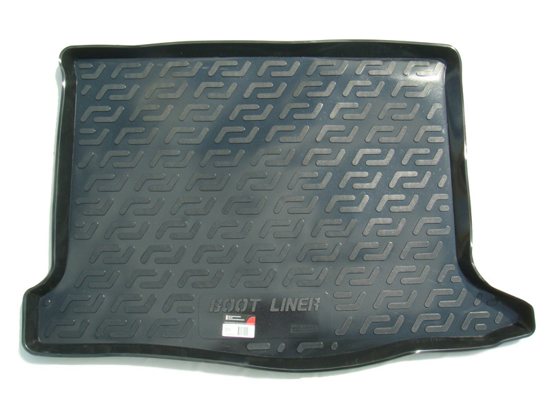 Коврик в багажник Renault Sandero '2013-> (хетчбек) L.Locker (черный, пластиковый)