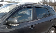 Дефлекторы окон Hyundai Santa Fe '2006-2012 (тёмные) EGR