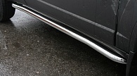 Пороги (подножки) Chevrolet Niva '2009-> (диаметр 60 мм) Novline-Autofamily
