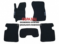 Коврики в салон KIA Carens '2006-2012 (5 мест, исполнение PREMIUM) EMC (черные)