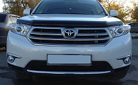 Дефлектор капота Toyota Highlander '2010-2013 (без логотипа) Sim