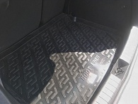 Коврик в багажник Fiat Tipo '2015-> (хетчбек) L.Locker (черный, пластиковый)