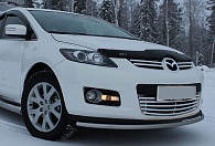 Дефлектор капота Mazda CX-7 '2006-2012 (с логотипом) EGR