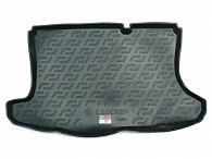 Коврик в багажник Ford Fusion '2002-2012 (хетчбек) L.Locker (черный, резиновый)