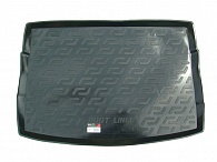 Коврик в багажник Volkswagen Golf 7 '2012-2020 (хетчбек) L.Locker (черный, резиновый)