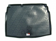 Коврик в багажник Volkswagen Golf 5 '2003-2008 (хетчбек) L.Locker (черный, пластиковый)