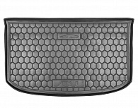Коврик в багажник KIA Soul '2013-2019 (с органайзером) Avto-Gumm (черный, пластиковый)