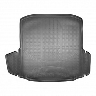 Коврик в багажник Skoda Octavia A7 '2013-2020 (хетчбек) Norplast (черный, полиуретановый)