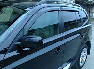 Дефлекторы окон BMW X3 (E83) '2003-2010 (тёмные) EGR