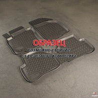 Коврики в салон Audi Q5 '2016-> (3D) Norplast (черные)