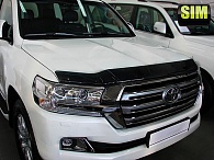 Дефлектор капота Toyota Land Cruiser 200 '2015-2021 (без логотипа) Sim