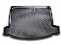 Коврик в багажник Honda Civic '2011-2017 (хетчбек, без сабвуфера) Novline-Autofamily (черный, полиуретановый)