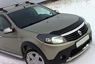 Дефлектор капота Renault Sandero '2007-2013 (без логотипа) Sim