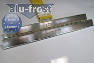 Накладки на пороги Toyota GT-86 '2012-> (сталь) Alufrost