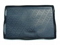 Коврик в багажник Citroen Berlingo '2008-2018 (пассажирский) L.Locker (черный, пластиковый)
