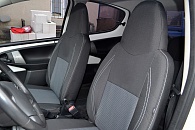 Чехлы на сиденья Peugeot 107 '2005-2014 (5 дверей, исполнение Sport) Союз-Авто