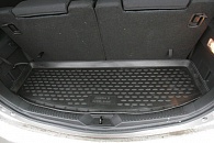 Коврик в багажник Mazda 5 '2010-> (7-ми местный, короткий) Novline-Autofamily (черный, полиуретановый)
