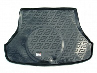 Коврик в багажник KIA Cerato '2013-2018 (седан) L.Locker (черный, резиновый)