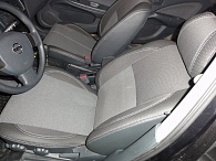 Чехлы на сиденья Nissan Almera '2006-2013 (задняя спинка с подголовниками, исполнение Premium Style) MW Brothers