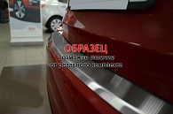 Накладка на бампер Nissan Teana '2008-2014 (с загибом, исполнение Premium) NataNiko